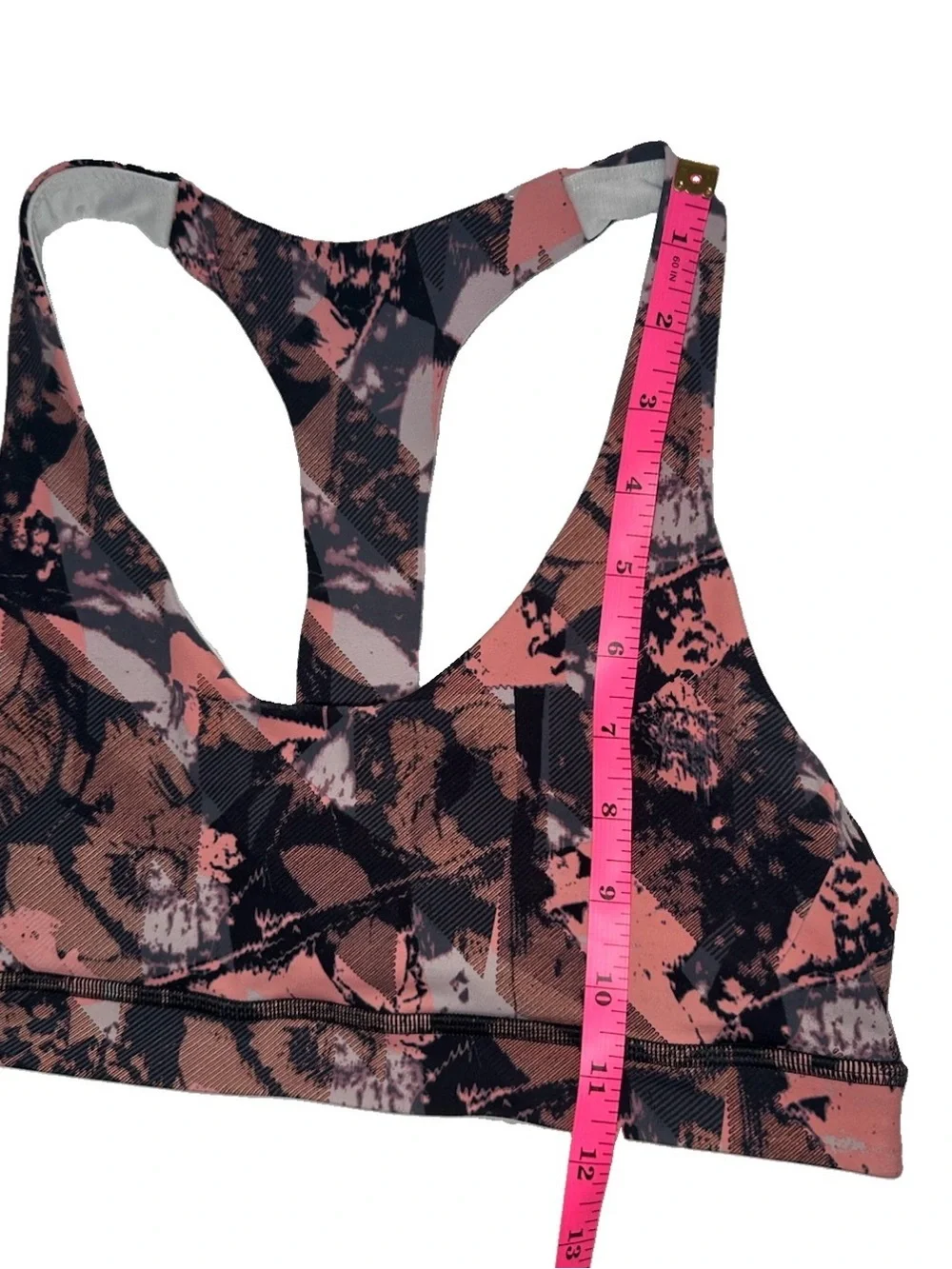 Lululemon Floral Sports Bra - Pink/Black